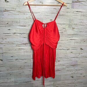 House of  Harlow 1960 pink mini dress ruched size medium